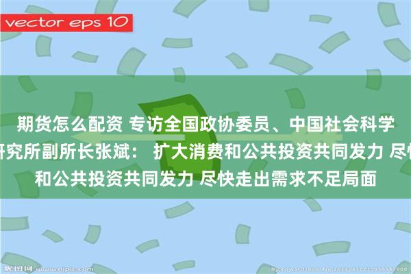 期货怎么配资 专访全国政协委员、中国社会科学院世界经济与政治研究所副所长张斌： 扩大消费和公共投资共同发力 尽快走出需求不足局面